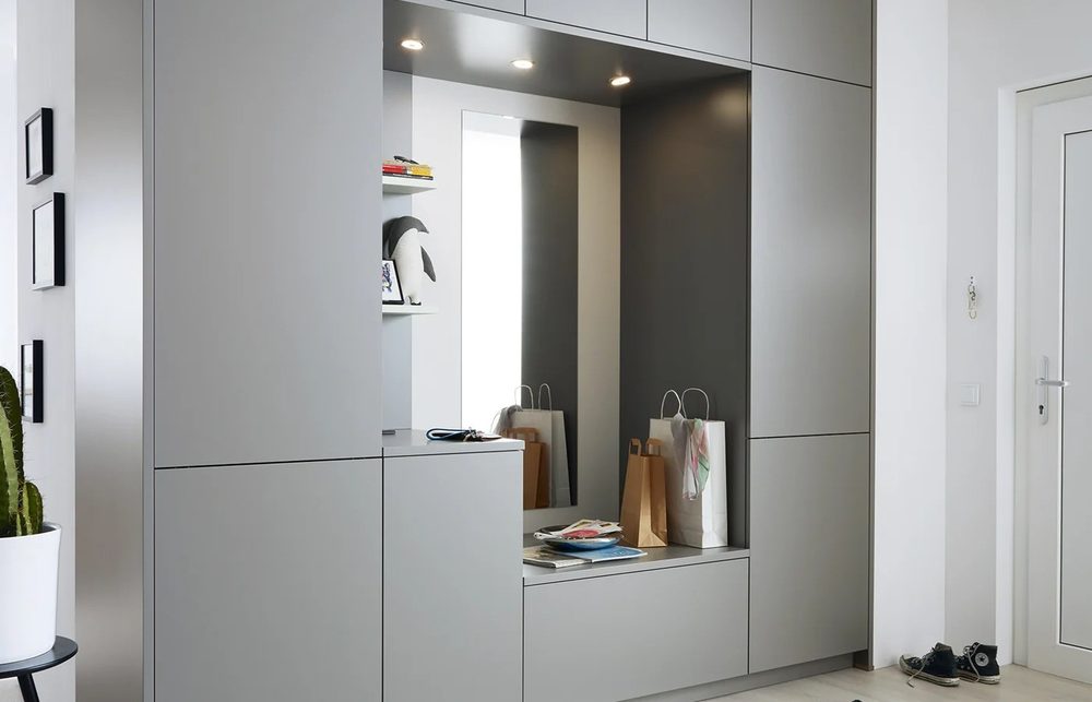Meuble de rangement et dressing gris sur mesure Home Design Neupré